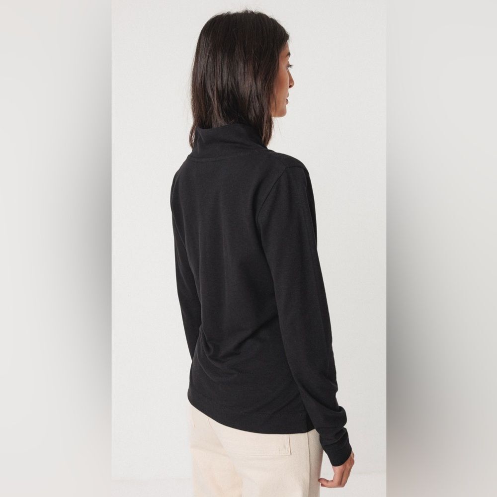 NWT SKFK Ibarne black L/S T-Shirt - size 6 - $75 MSRP - Picture 3 of 6